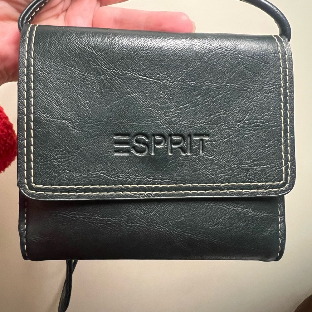 Esprit Vintage Green Crossbody Bag Compact Design Y2K